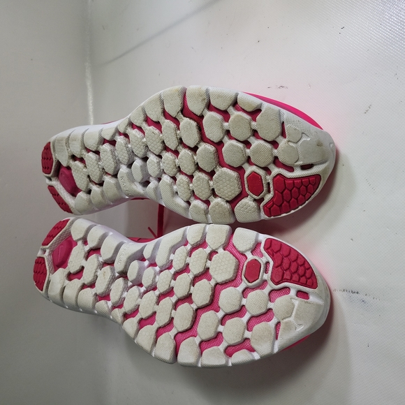 Nike Flex Run 2015 709021-600 Hot Pink Gym Running Trainers Shoes Size 10 - Picture 5 of 6